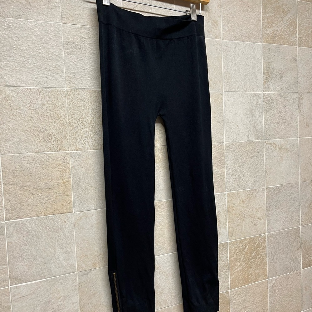 INC leggings with zip bottoms